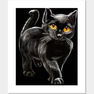 Cat Theme The top 10 best Black Cat themed gifts for women, men and children Posters and Art